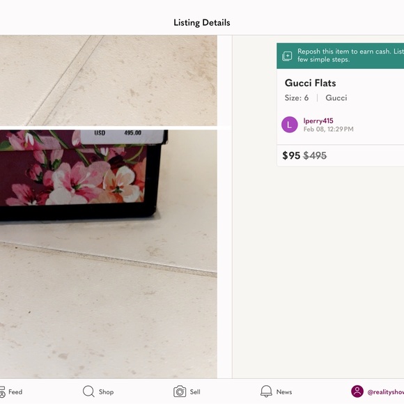 Gucci Bloom Slip Ons - Picture 11 of 11